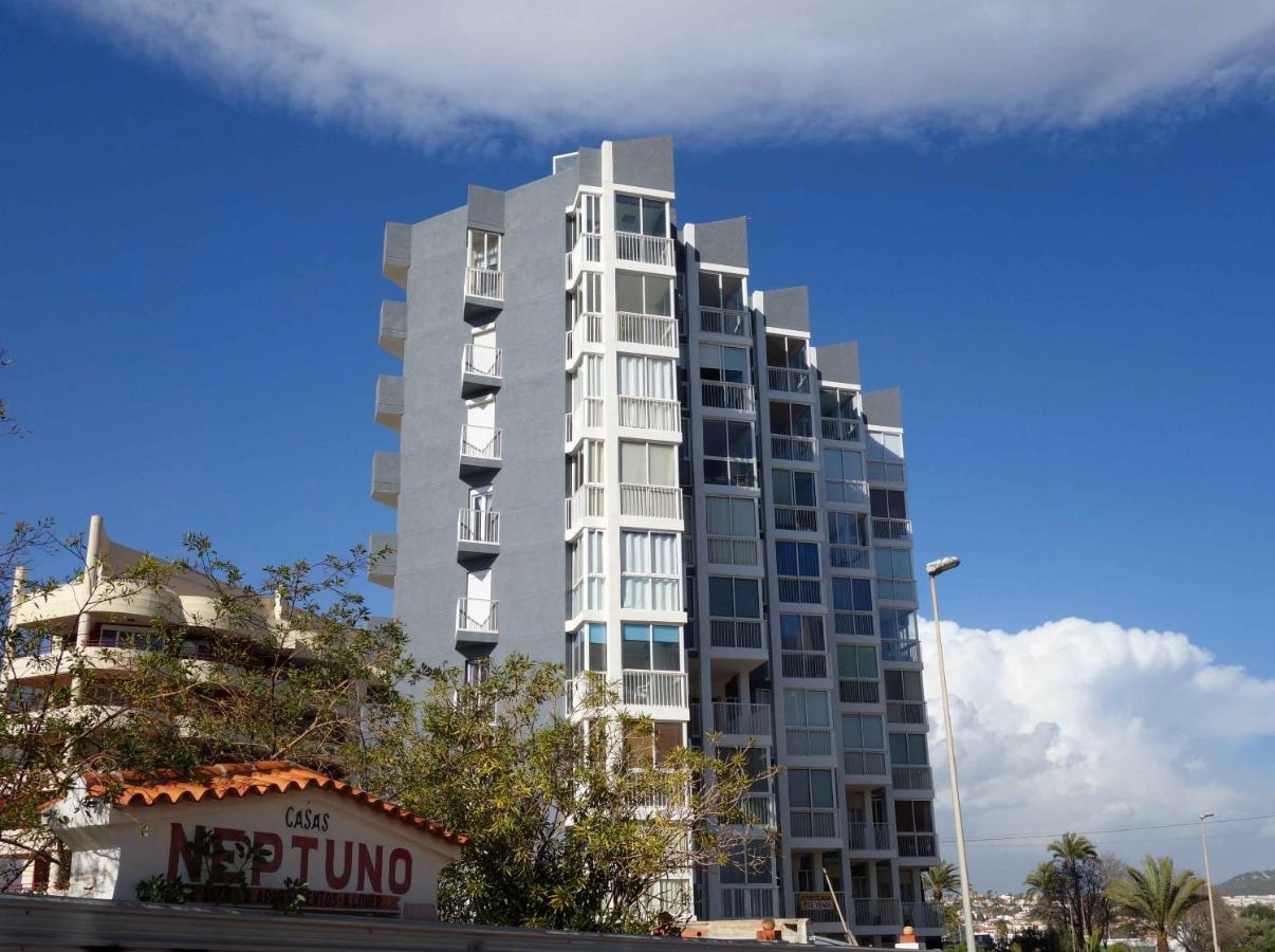 Atico Calpe Primera Linea De Playa Bagian luar foto