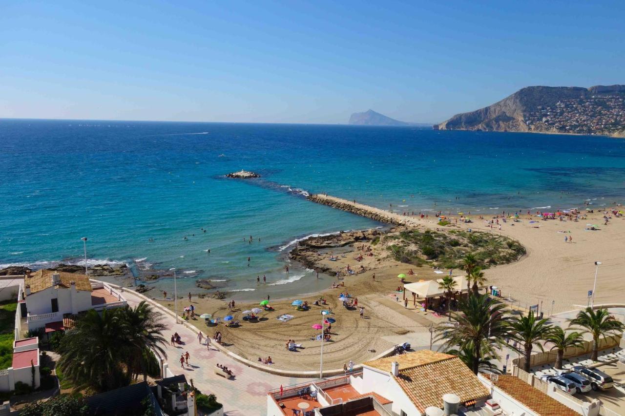 Atico Calpe Primera Linea De Playa Bagian luar foto